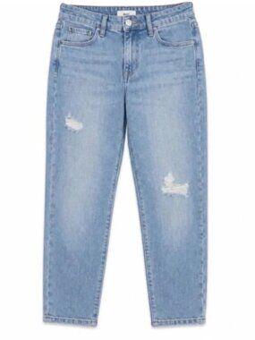 Lucky Brand Brooke Cropped Distressed Jeans